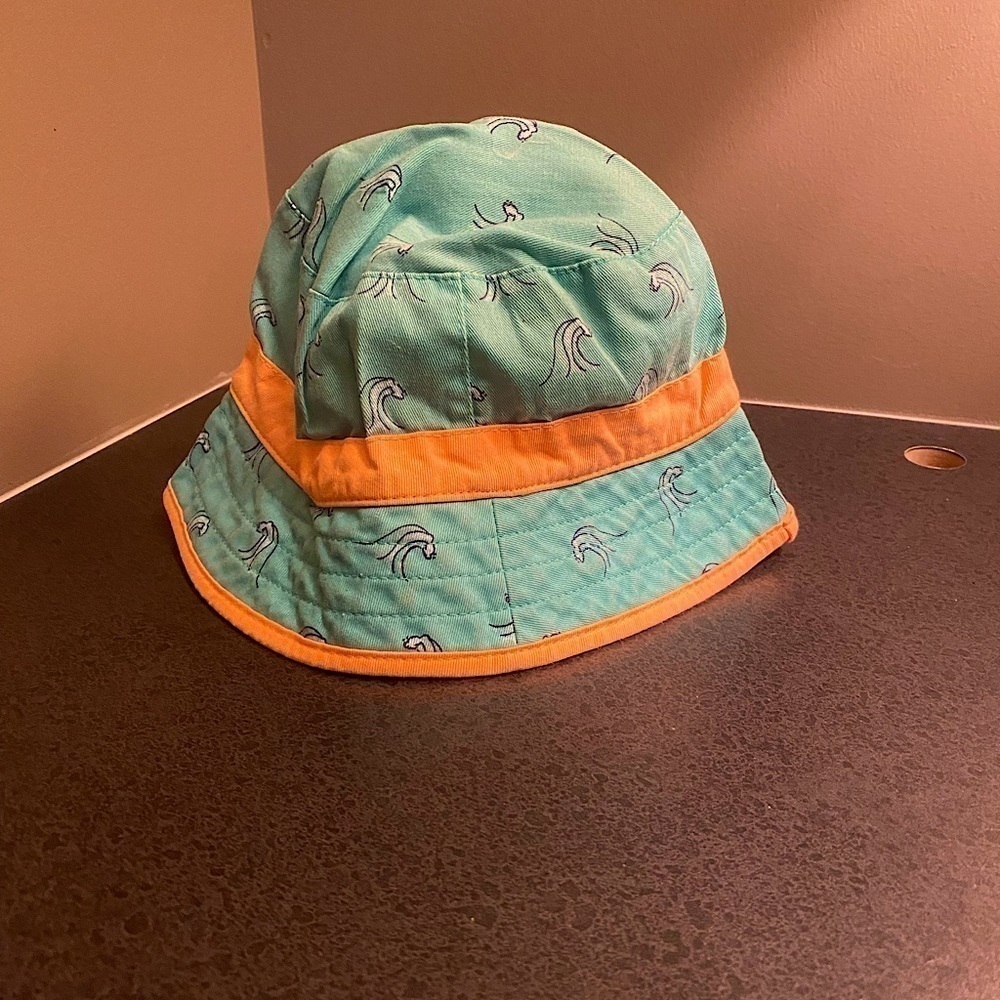 Youth Kids Beach Waves Bucket Sun Hat ⭐️